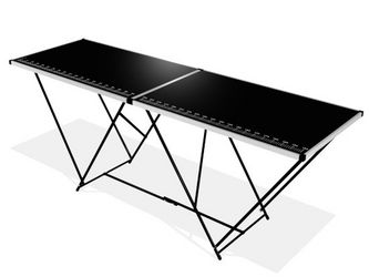 Tapeziertisch Alu Plus 2 m